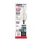 6Pk- Satco 5.5w CA10 LED 3000K Candelabra Base Dimmable - 60w equiv